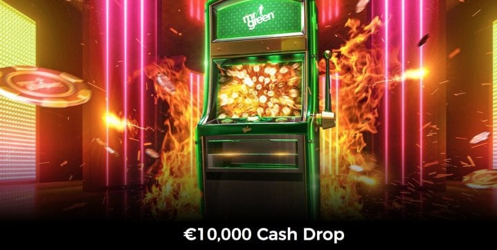 €10,000 Worth of Cash Drops Raring to Go at Mr Green Casino