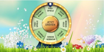 Four Different Bonuses on Casino Club’s Free Play Spring Wheel