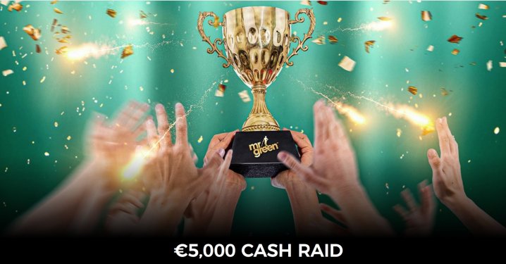 Mr Green Casino €5,000 Cash Raid Slot Promo Begins