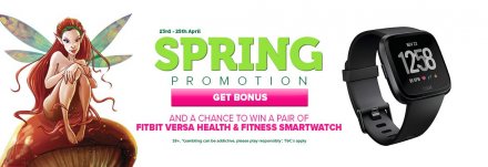 Casino Luck Spring Promo – Free Spins & Prize Draw to Win a FitBit!