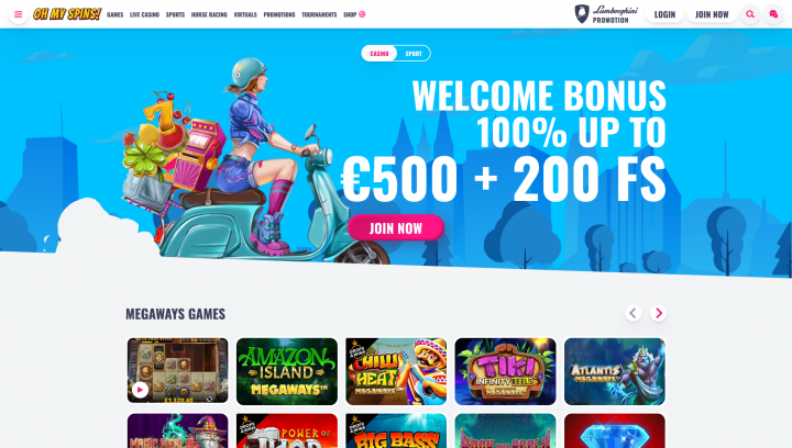 OhMySpins Casino 1