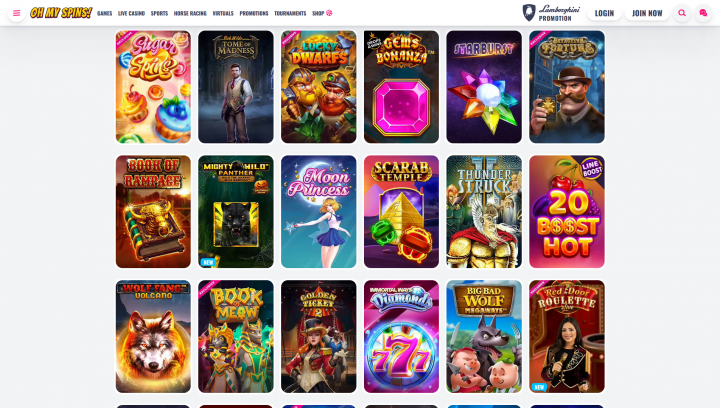OhMySpins Casino 4