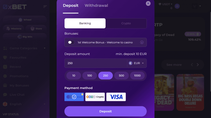 0xbet Casino 8