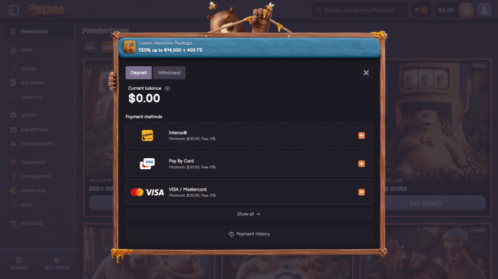 Bearo Casino 20