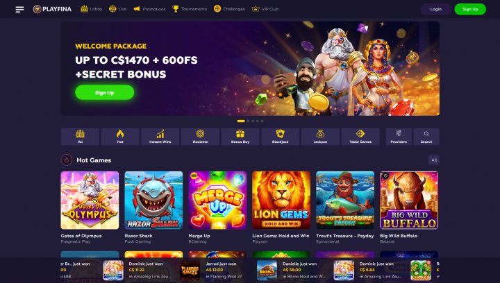 Playfina Casino 1