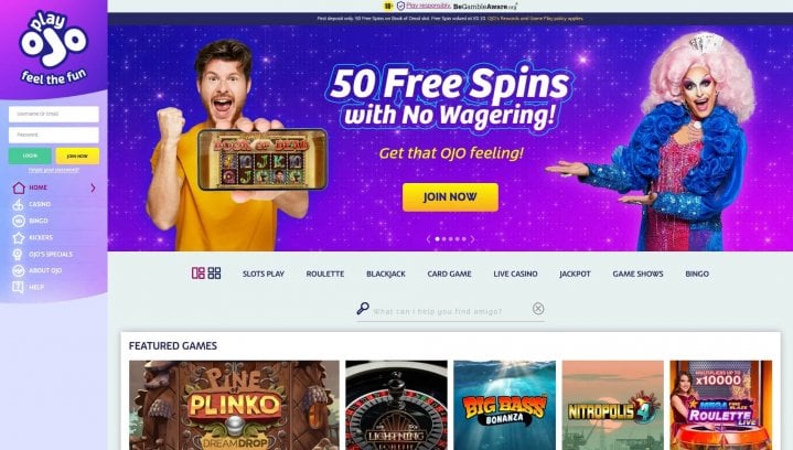 PlayOJO Casino 1