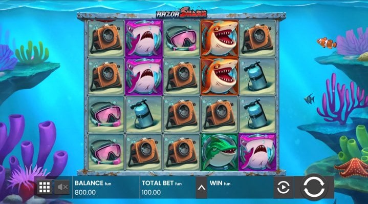 Caça-níqueis Razor Shark da Push Gaming, jogar jogo de demo