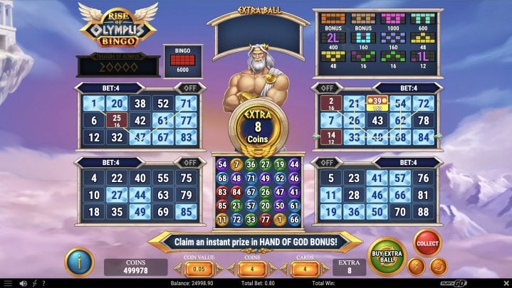 Rise of Olympus Bingo 2