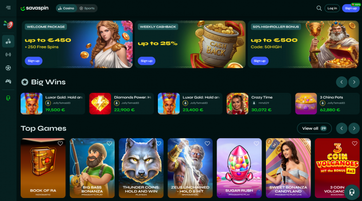 SavaSpin Casino 1