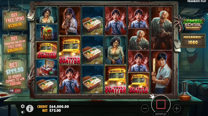 Zombie School Megaways 13
