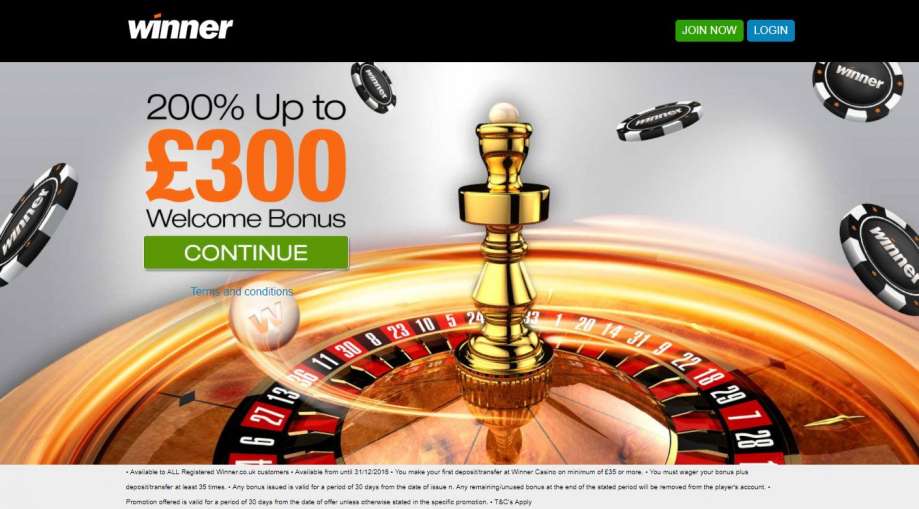 Winner Casino | 2020 Review | Get Bonus @ PlayCasino.com