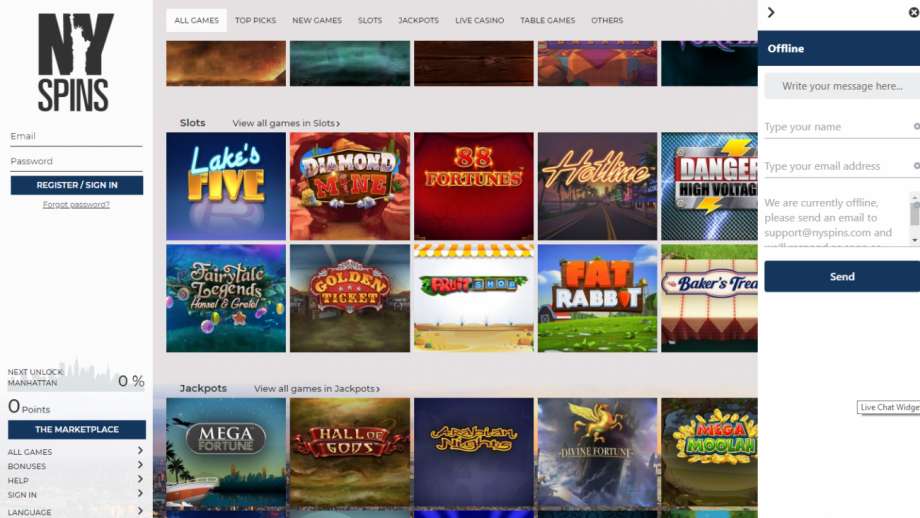 NY Spins Casino | 2020 Review | Get Bonus @ PlayCasino.com