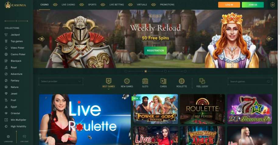 casinia casino withdrawal time