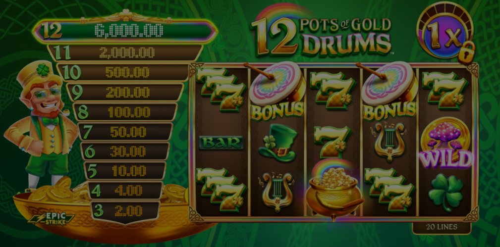 12 Pots of Gold Drums demo