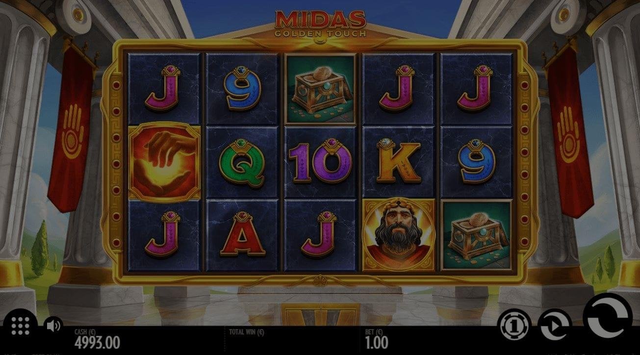 Midas Golden Touch, play it online at PokerStars Casino