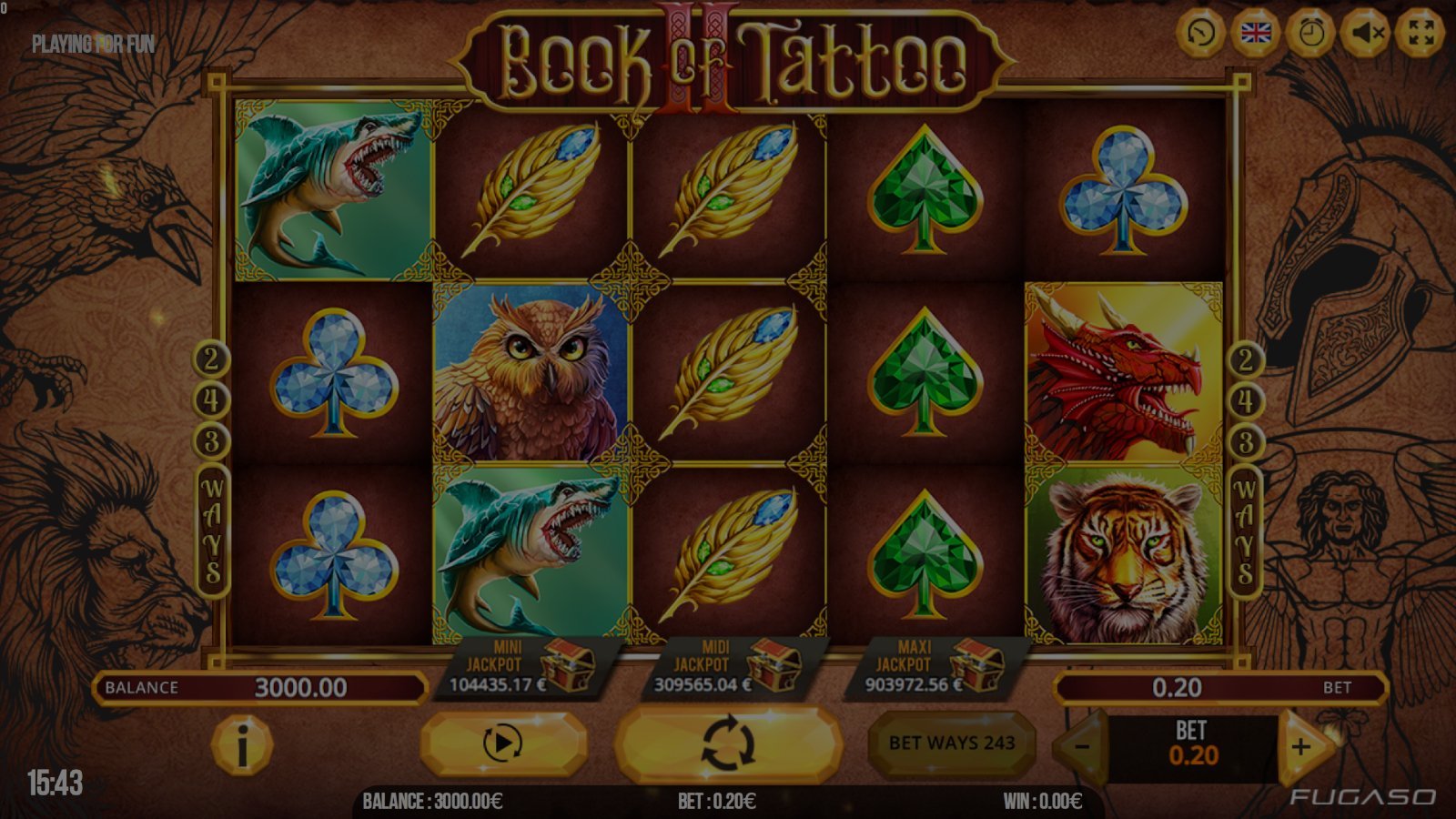 Book of Tattoo 2 demo