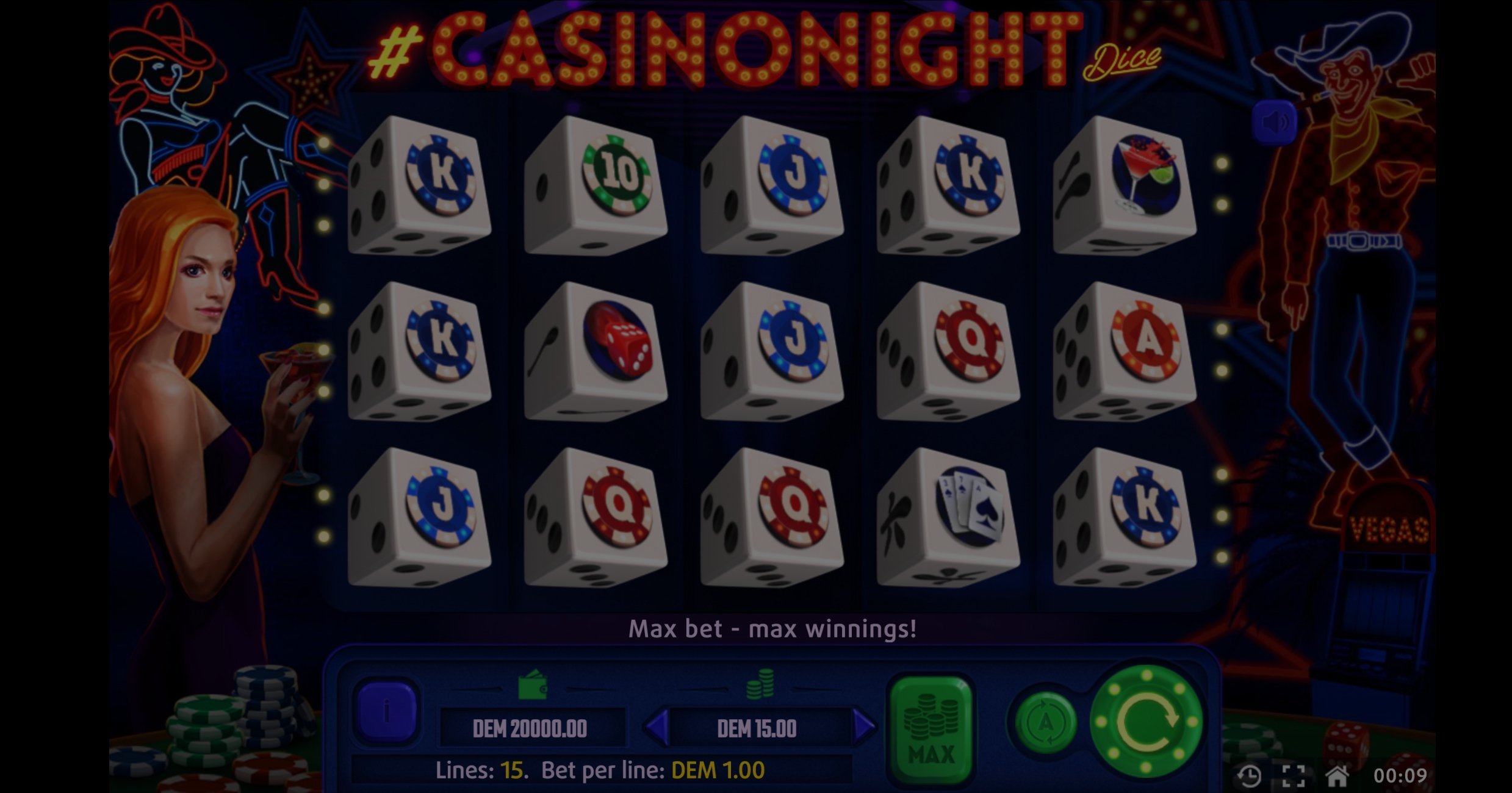 #Casinonight Dice demo