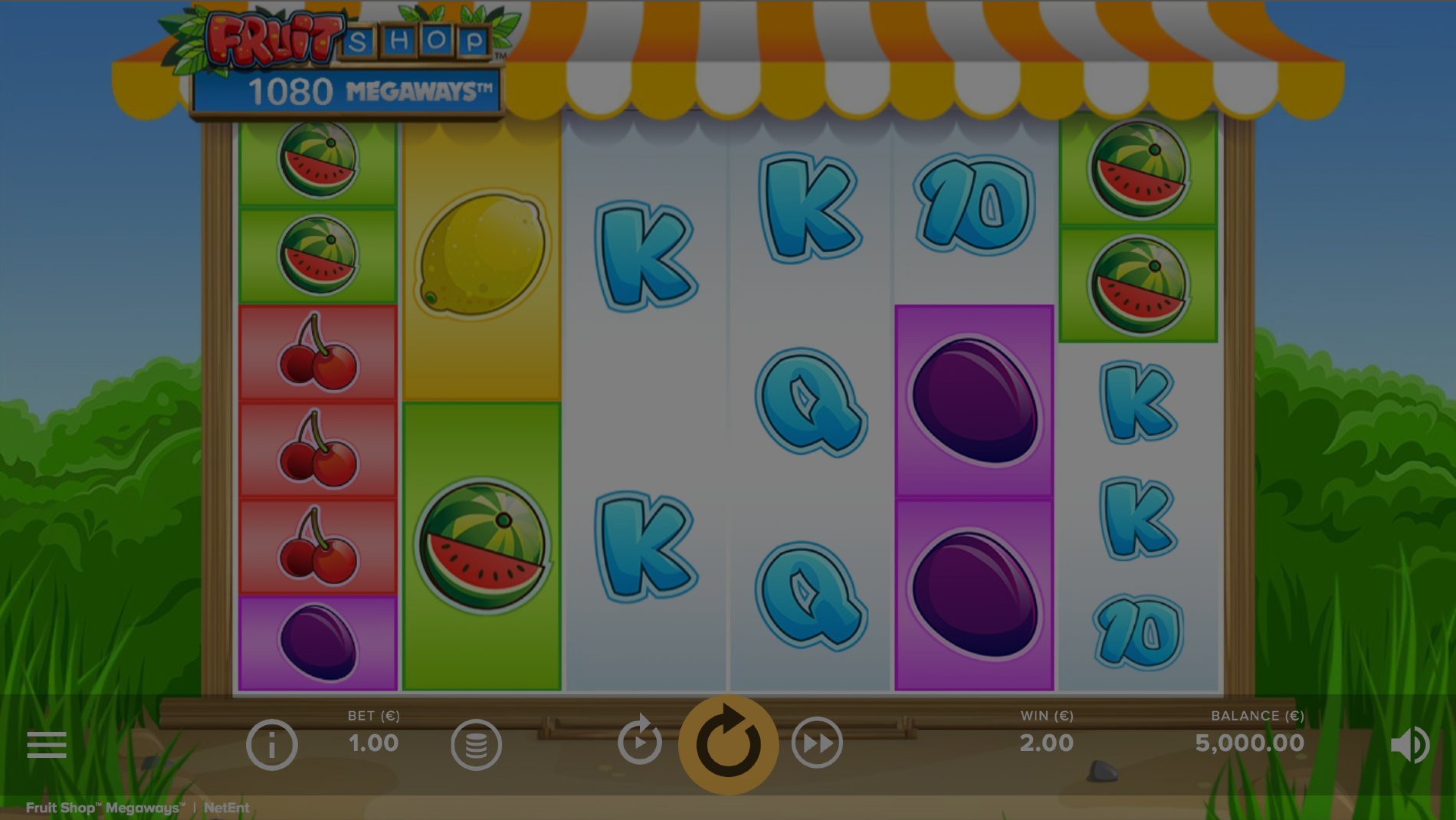 Fruit Shop Megaways demo
