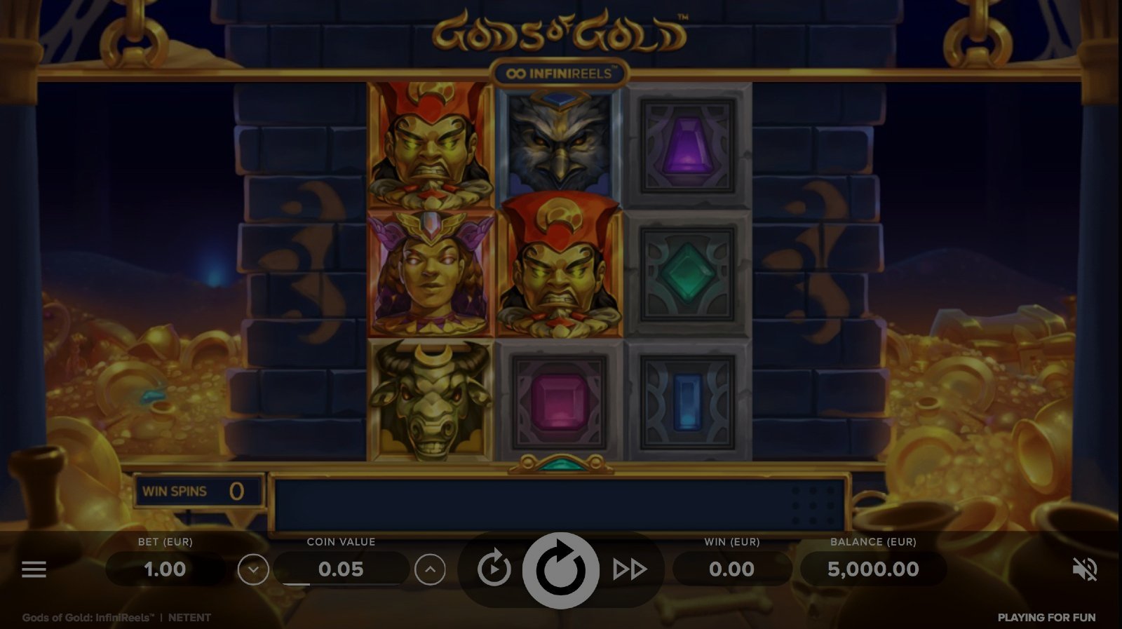 Gods of Gold INFINIREELS demo