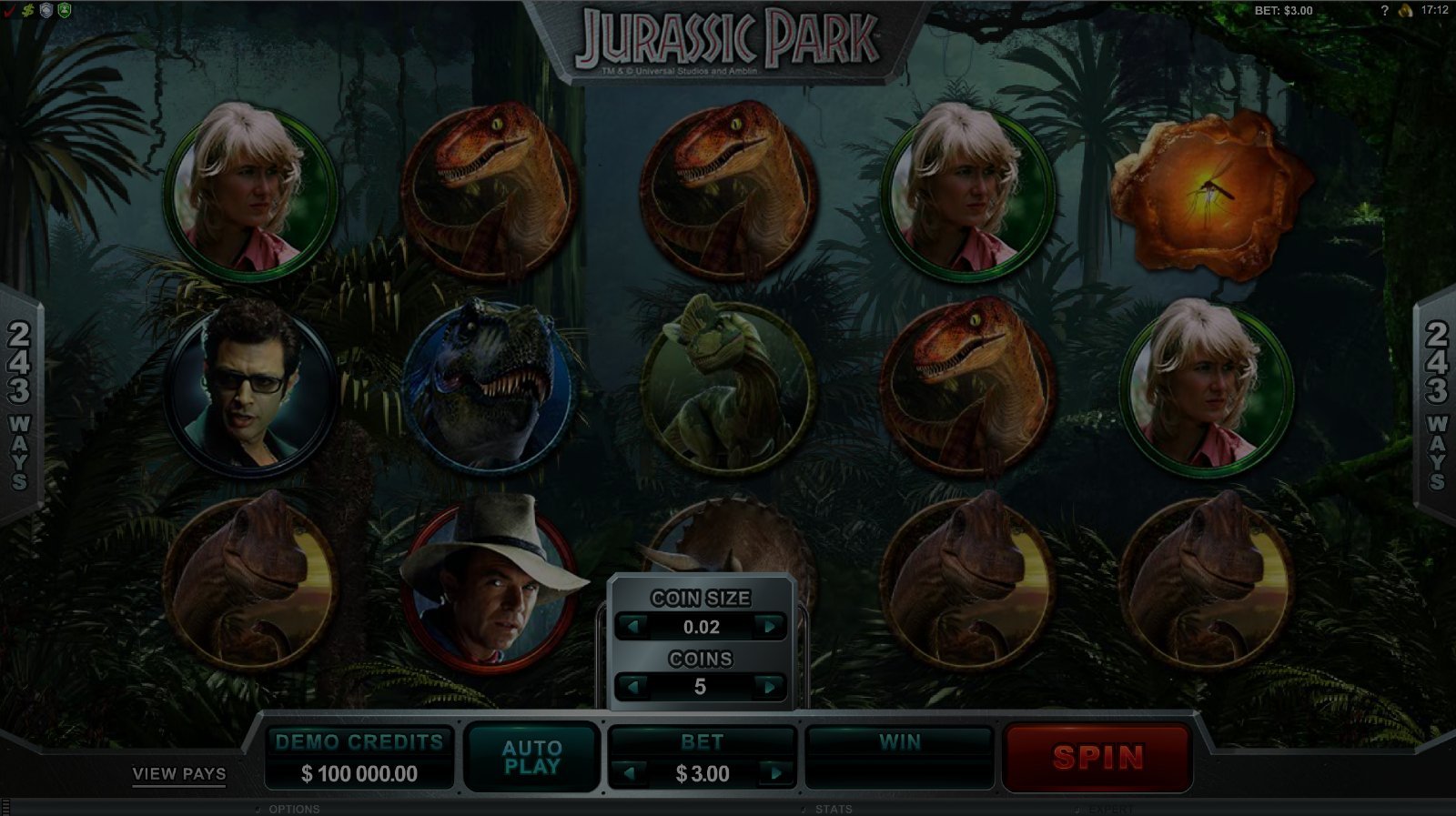 Jurassic Park demo