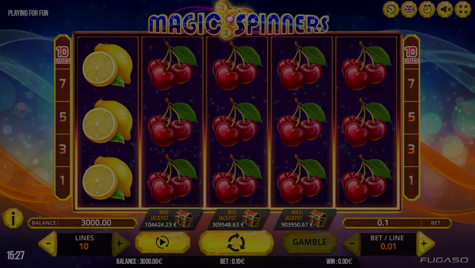 Magic Spinners demo
