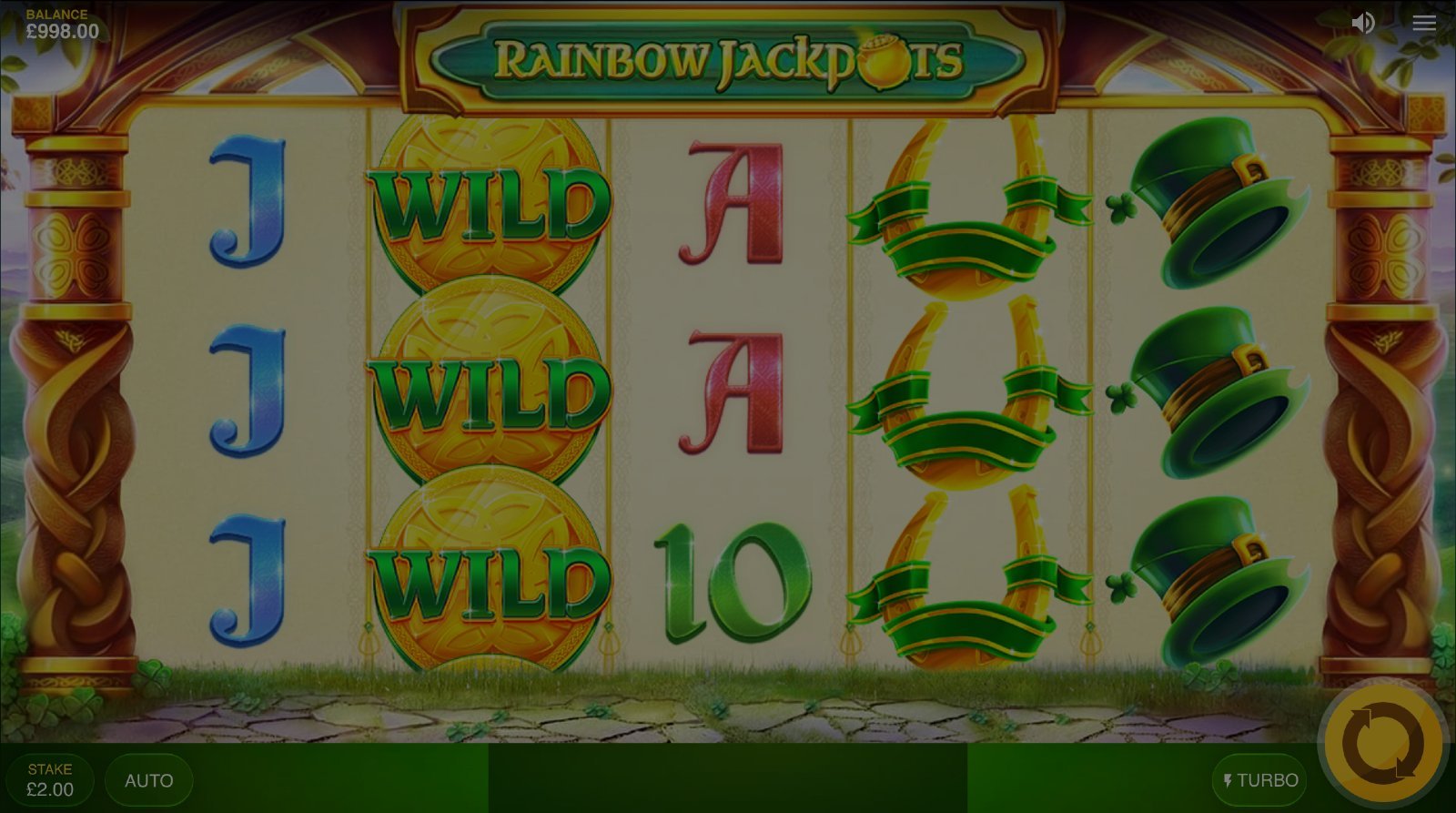 Rainbow Jackpots demo