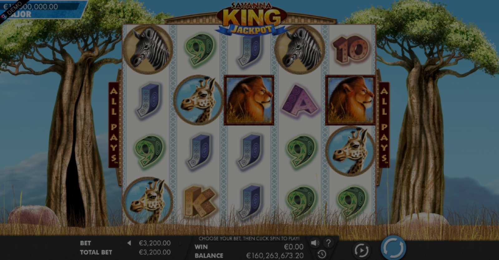 Savana King: Jackpot Edition demo