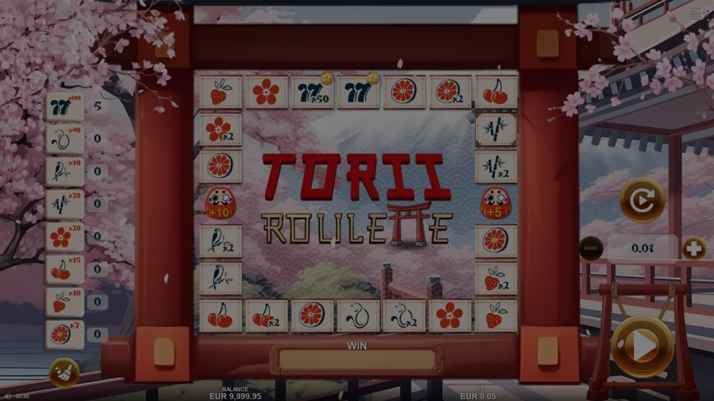 Torii Roulette demo
