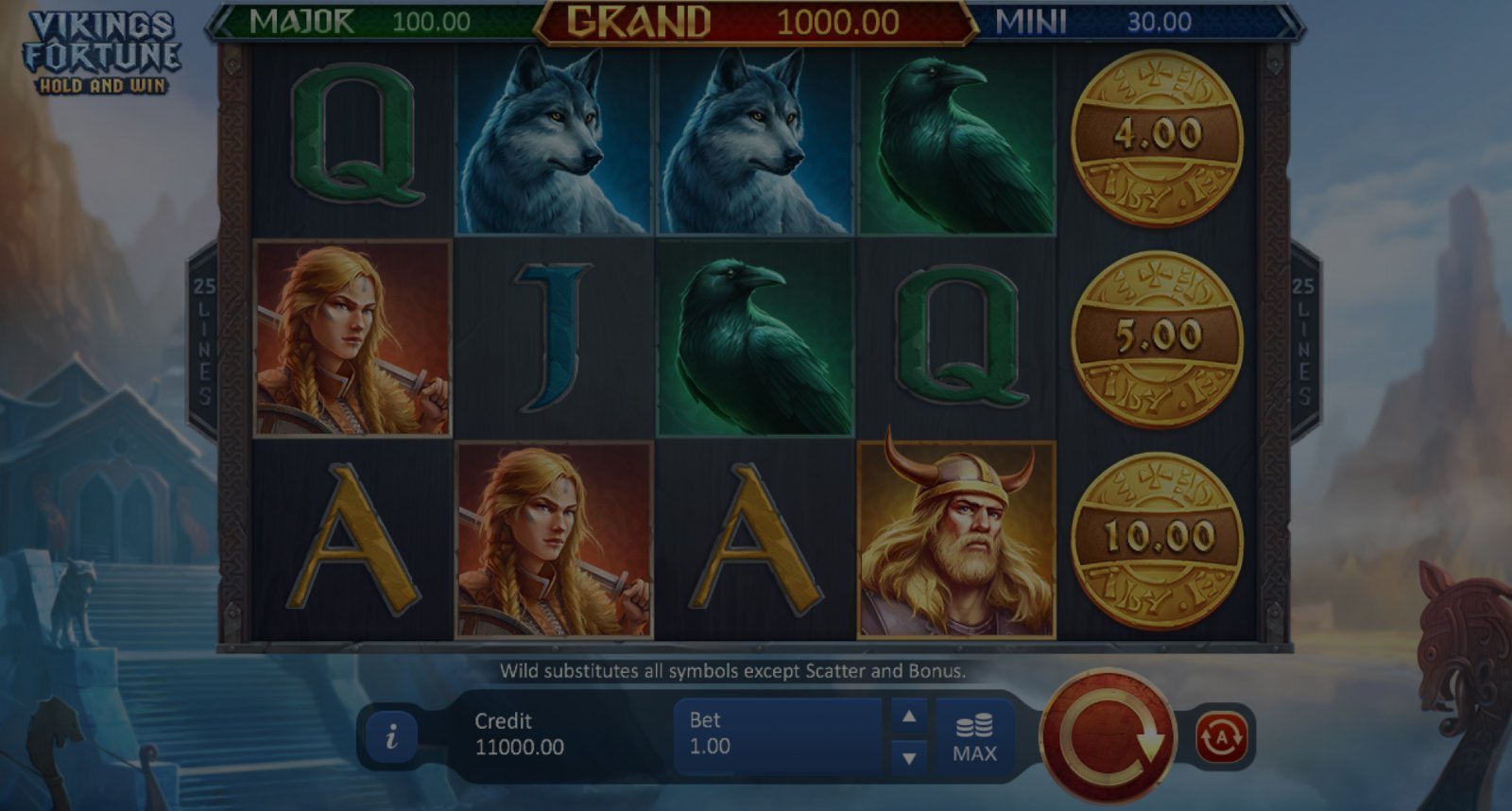 Vikings Fortune Hold and Win demo