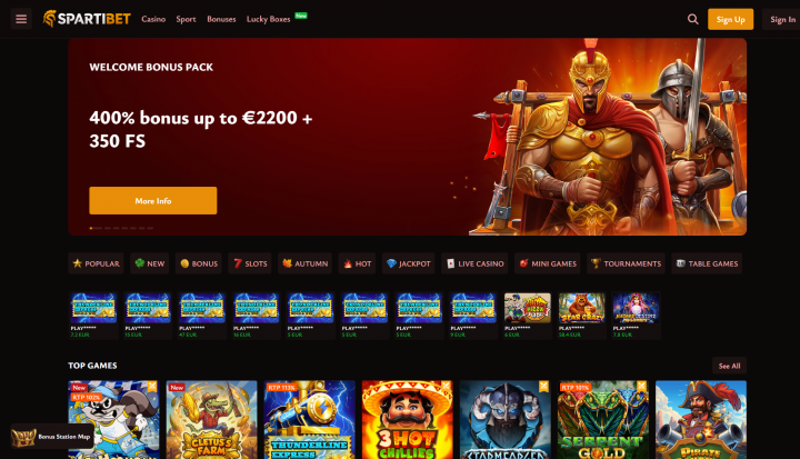 Spartibet Casino 1