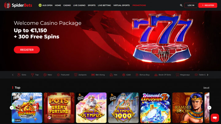 SpiderBets Casino 1