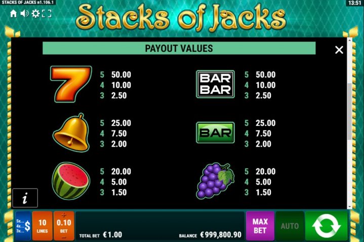 Stacks of Jacks 2