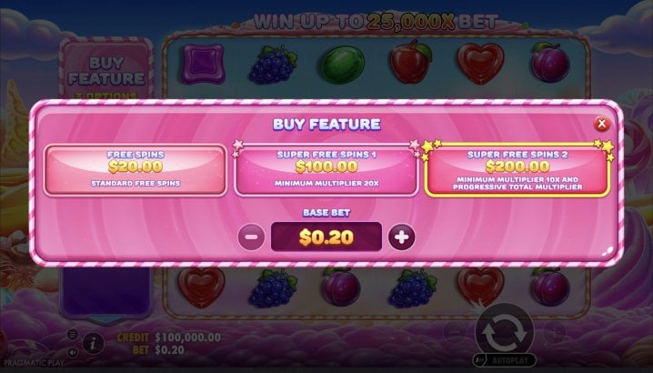 Sweet Bonanza 2500 16