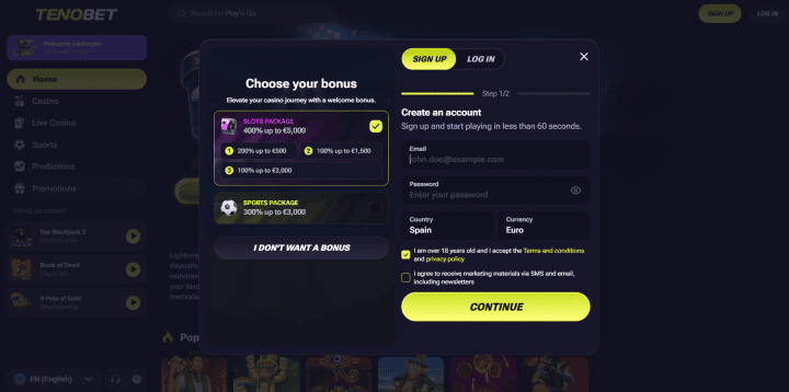 Tenobet Casino 2