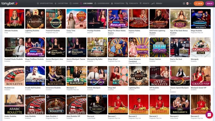 TonyBet Casino 6