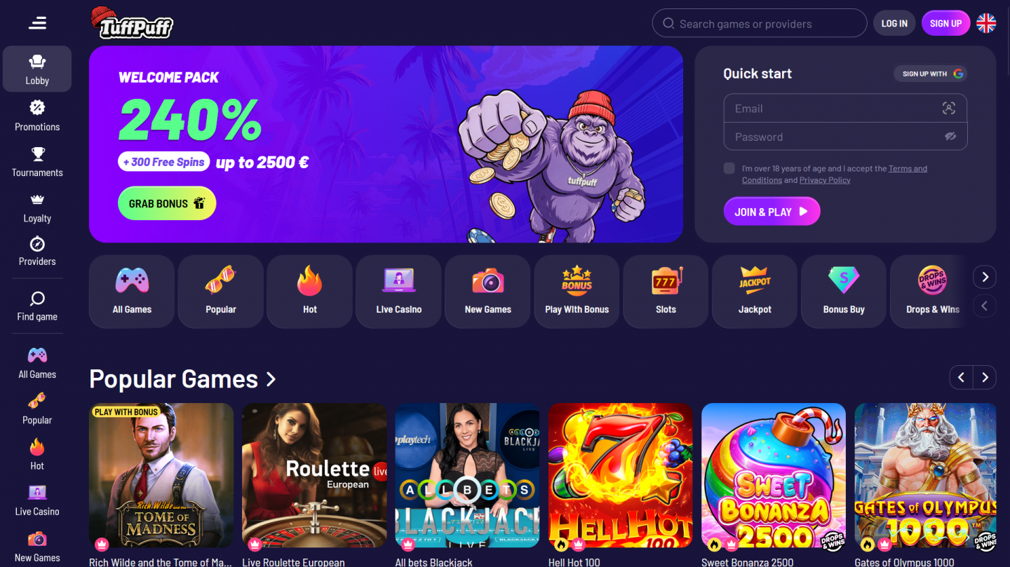 TuffPuff Casino 1