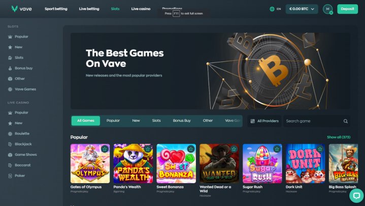 Vave Casino 3
