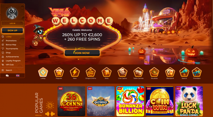 Vegazone Casino 1