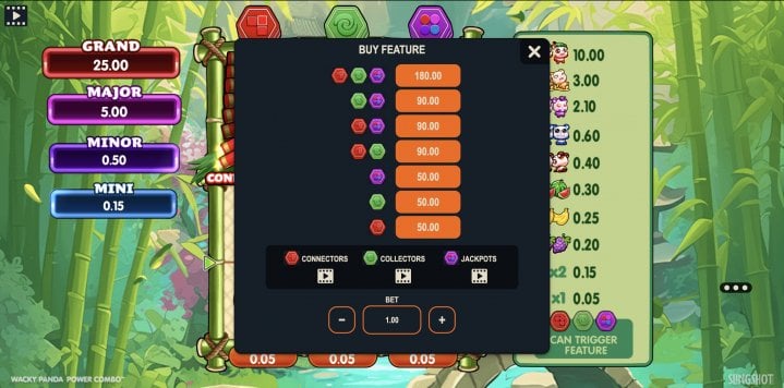 Wacky Panda Power Combo 8