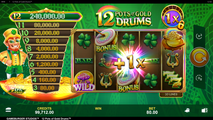 12 Pots of Gold Drums 11