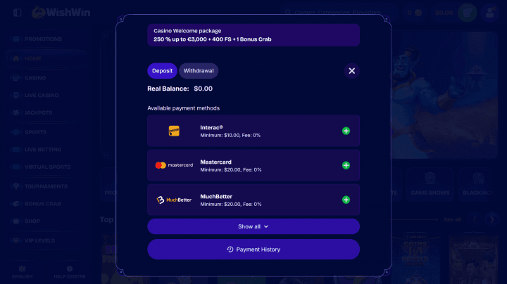WishWin Casino 10
