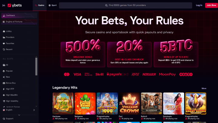Ybets Casino 1