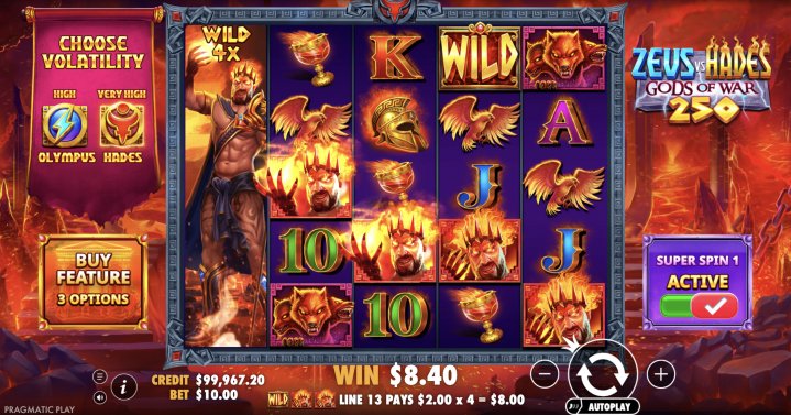 Zeus vs Hades: Gods of War 250 5