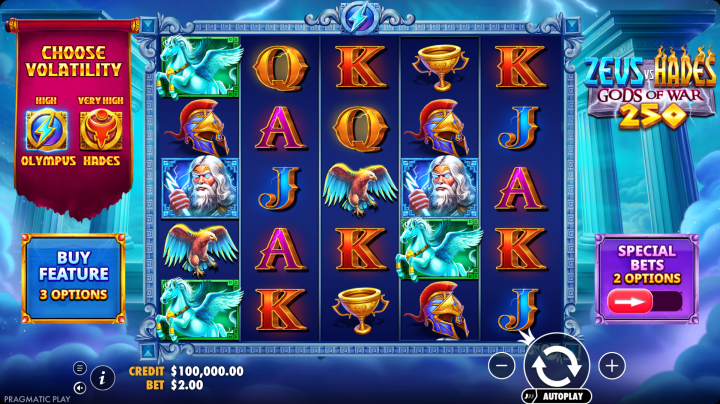 Zeus vs Hades: Gods of War 250 1